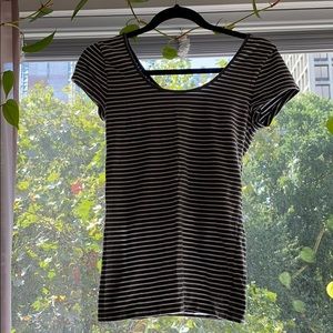 Olive Striped T-shirt